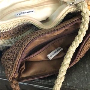 Macramé shoulder bags never used